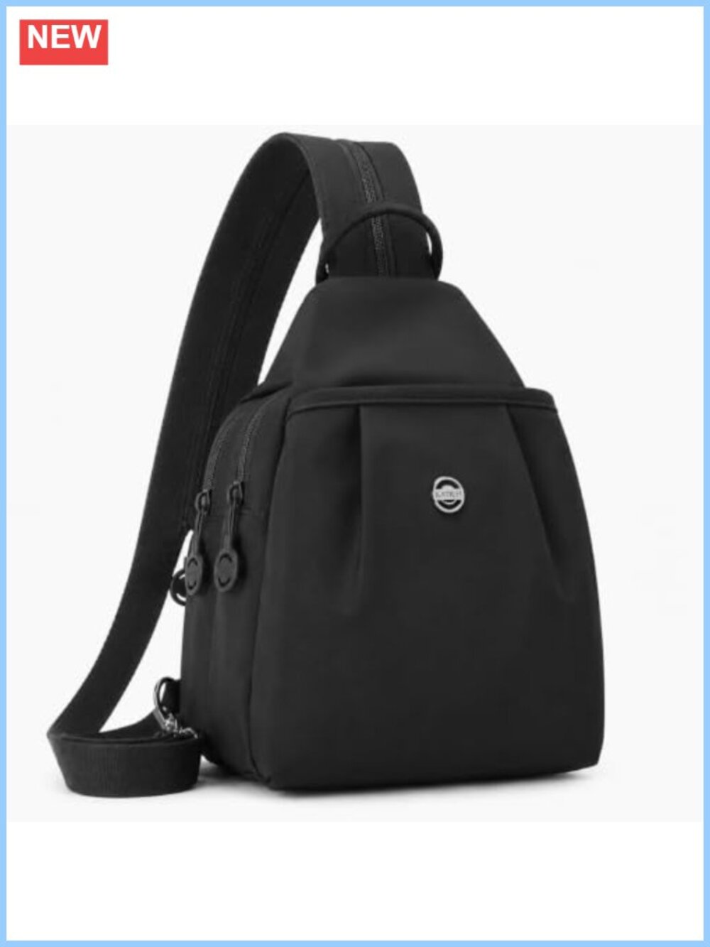 Water-Resistant Sling Backpack Convertible Crossbody Chest Bag